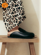 LOIS LEATHER BLACK