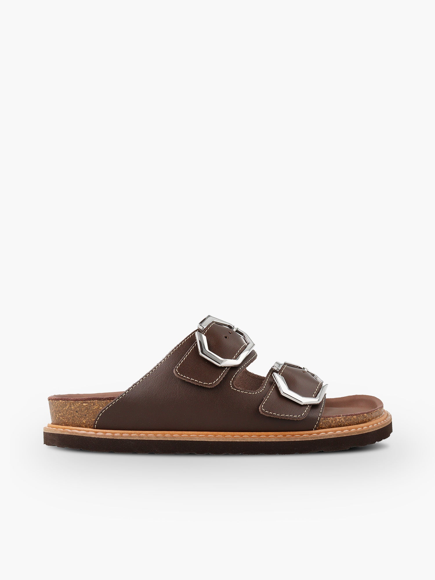 GALIA DRESS LEATHER CHOCOLATE