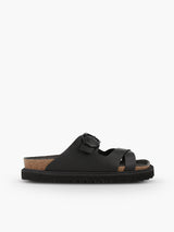 GEORGINA LEATHER BLACK
