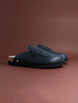 LOIS EMBOSSED LEATHER BLACK