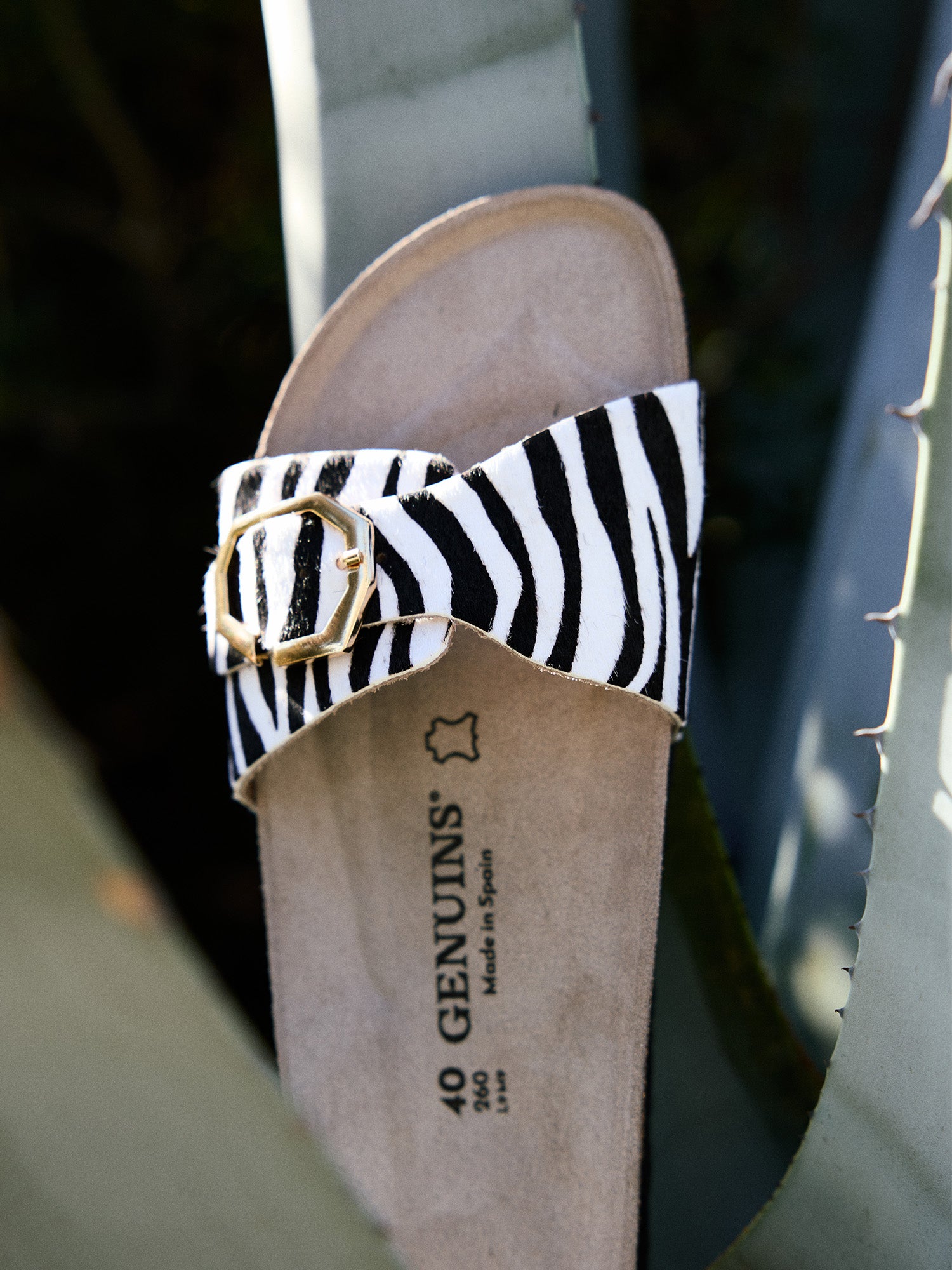 MATILDA LEATHER ZEBRA