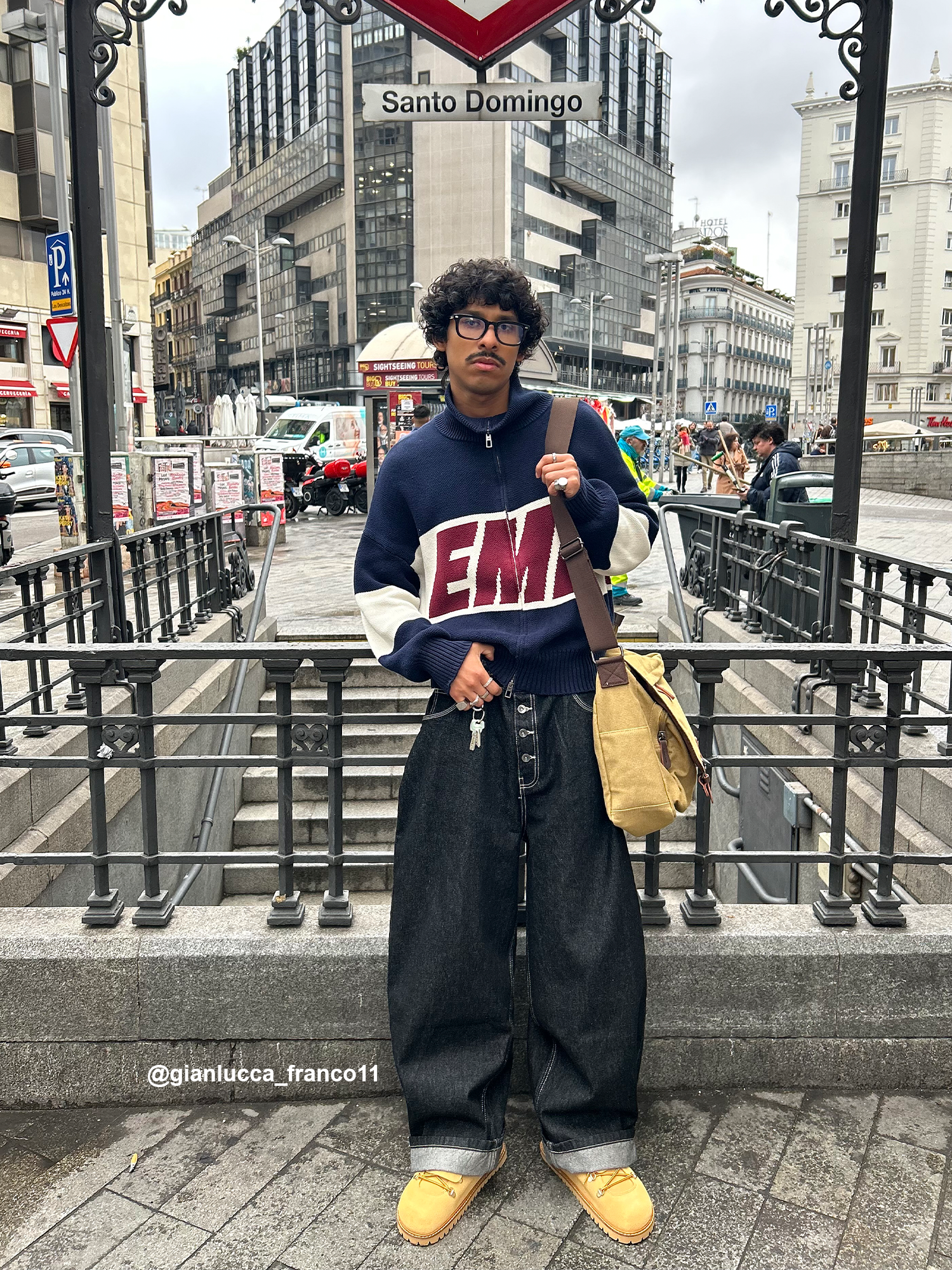 TONG VELOUR LEATHER AMBRA