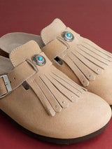 FRINGE VELOUR TAUPE